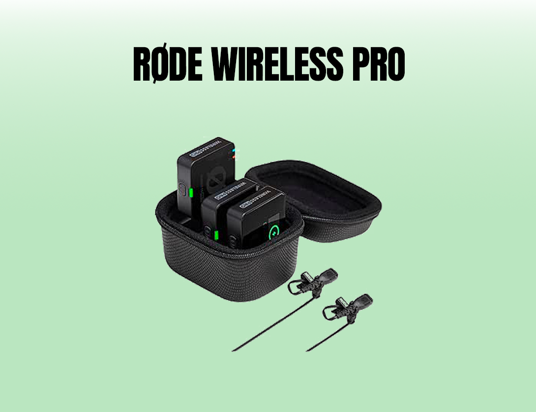 Røde wireless pro compact with charging case