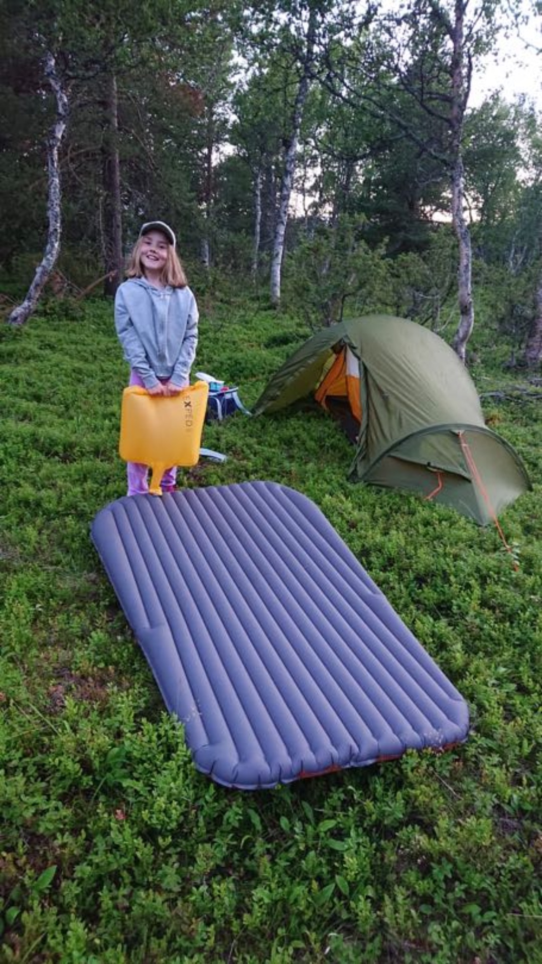 Liggeunderlag (exped, 105 cm bredt)