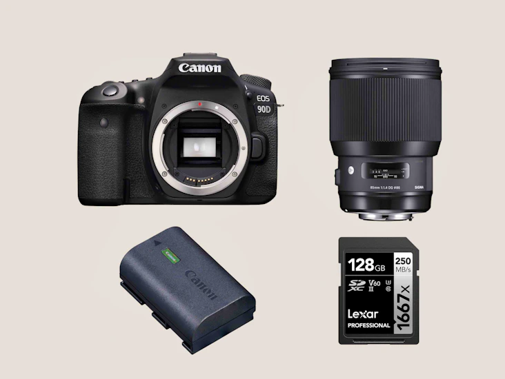 Canon eos 90d digital with 135mm sigma