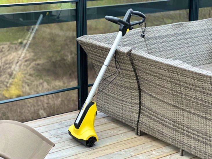 Terrassborste - tralltvätt - skrubbmaskin