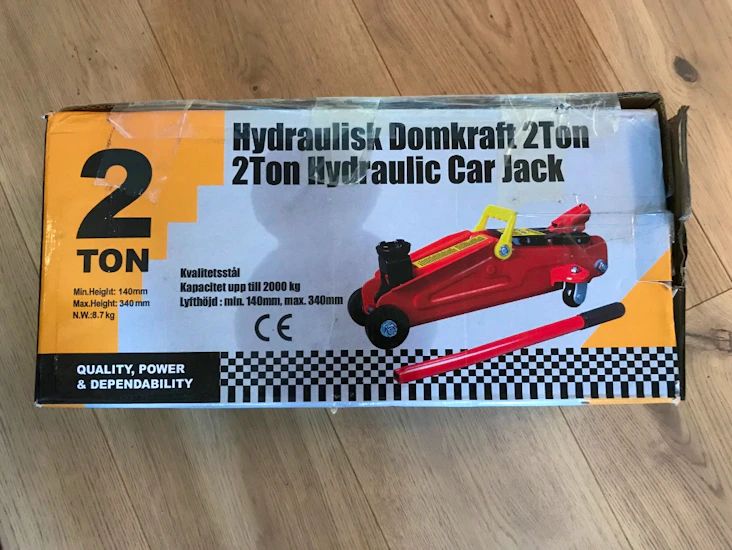 Hydraulisk domkraft 2 ton