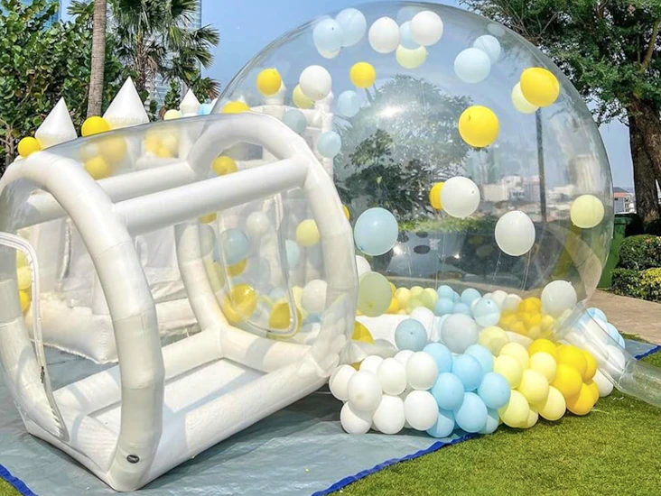 Uppblåsbart ballongtält