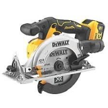 Dewalt dcs565p2-gb 165mm 18v 2 x 5.0ah li-ion xr brushless cordless circular saw (659fu)