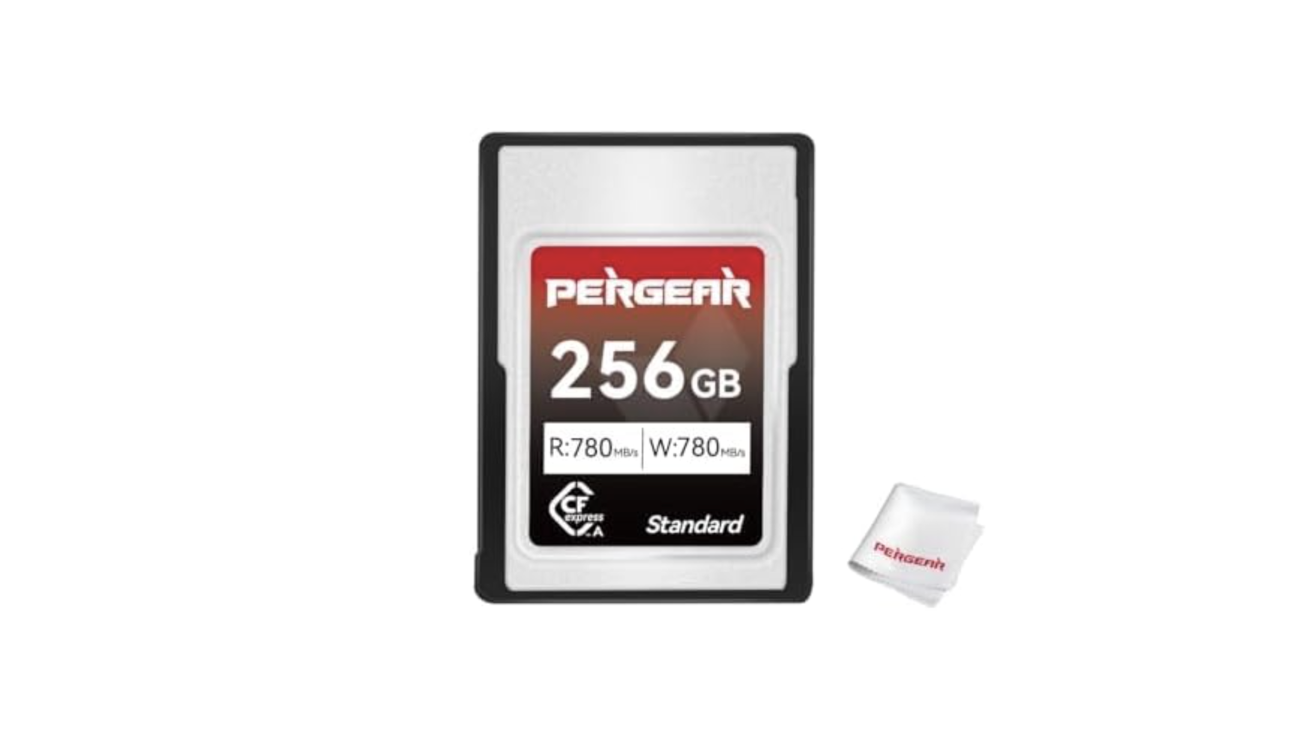 Pergear standard series 256gb cfexpress type a memory card