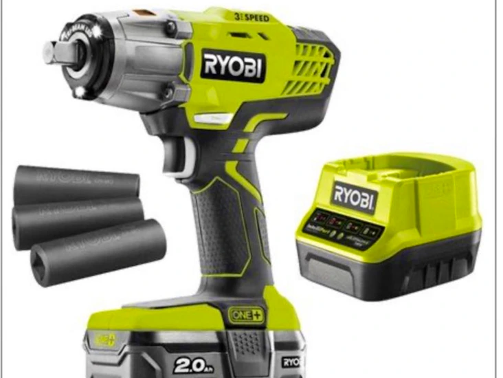 Ryobi one+ mutterdragare med batteri