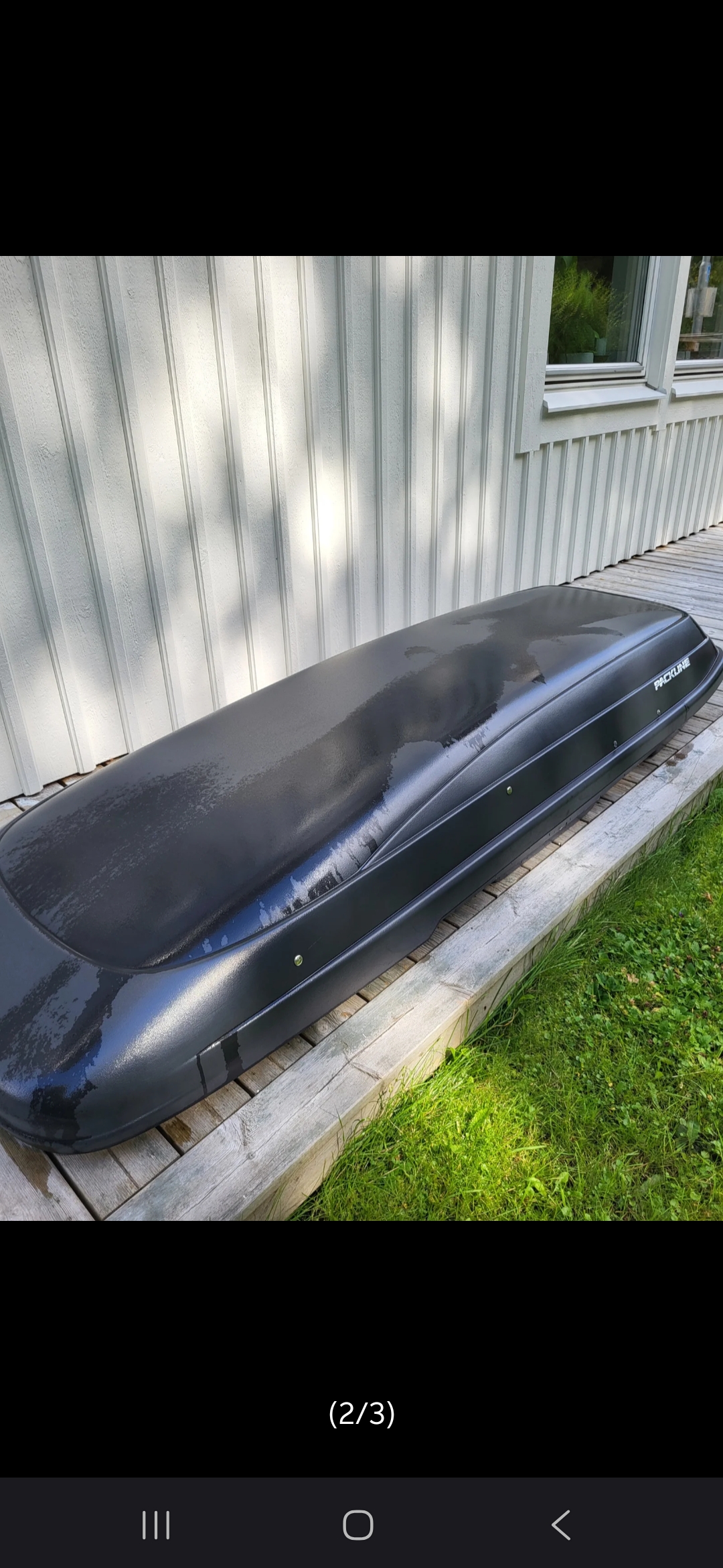 Takbox packline med snabbfäste