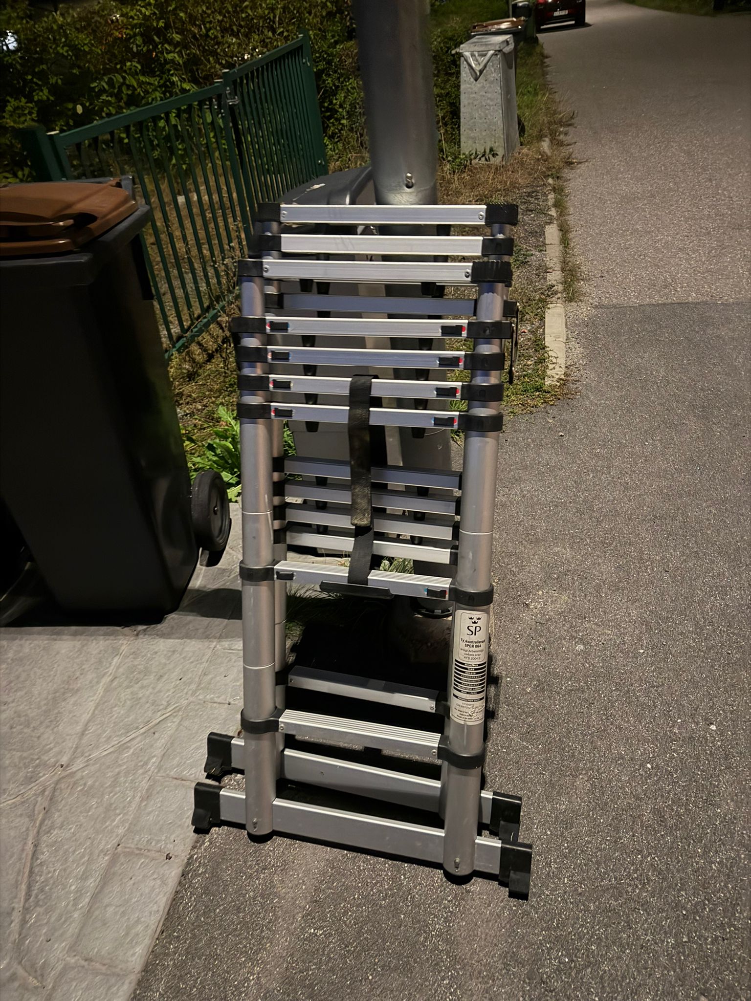 Teleskopstege 3.63 m hög