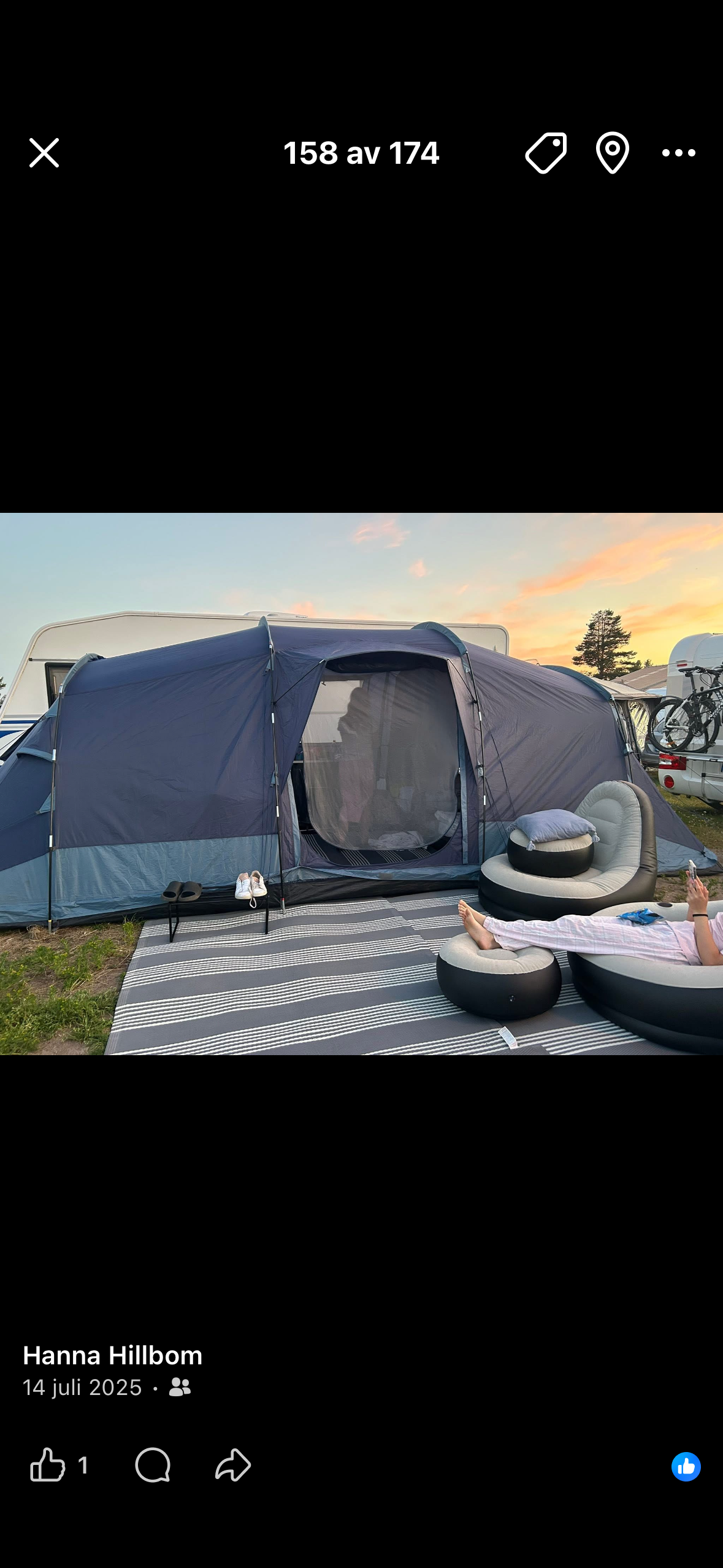 Arctic tern family camp 8p