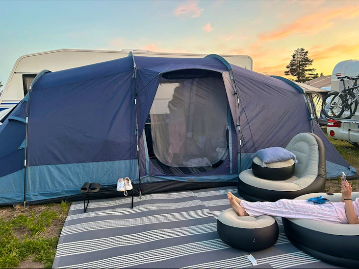 Arctic tern family camp 8p