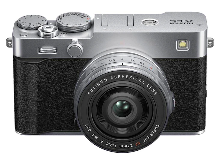 Fujifilm x-e5 camera with xf 23mm f/2.8 lens