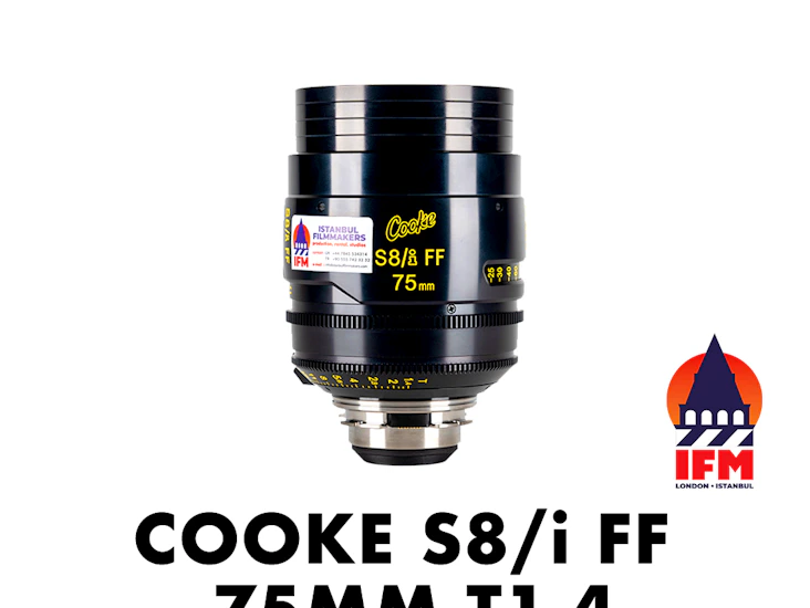 Cooke s8/i ff 75mm t1.4 pl mount cine lens