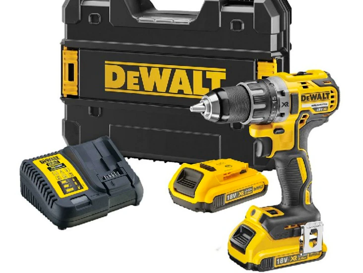 Dewalt borrskruvdragare, sladdlös, 2x batteri