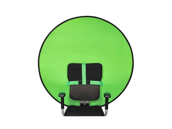 Green screen til stol