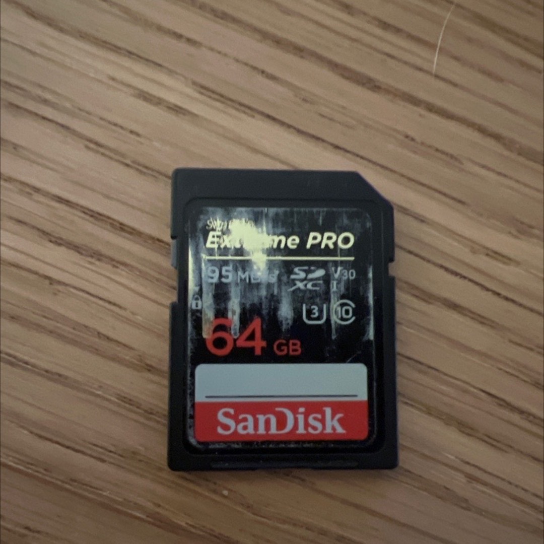 Sandisk extreme pro sdxc 64gb 95mb/s