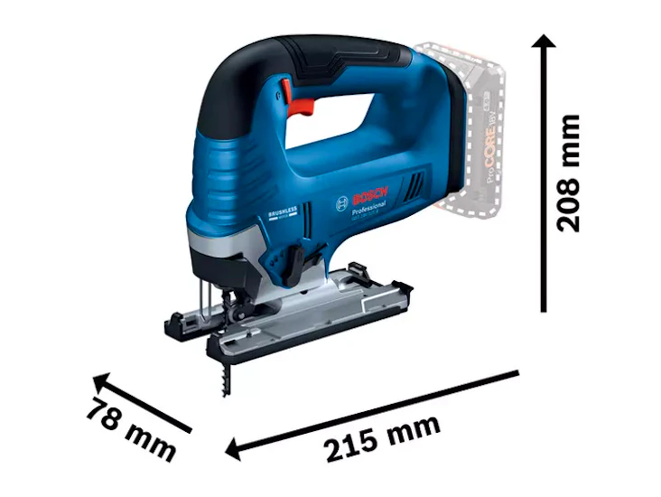 Akkupistosaha bosch professional gst 18v-li b