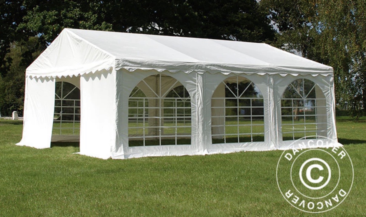 Partytält med fönster