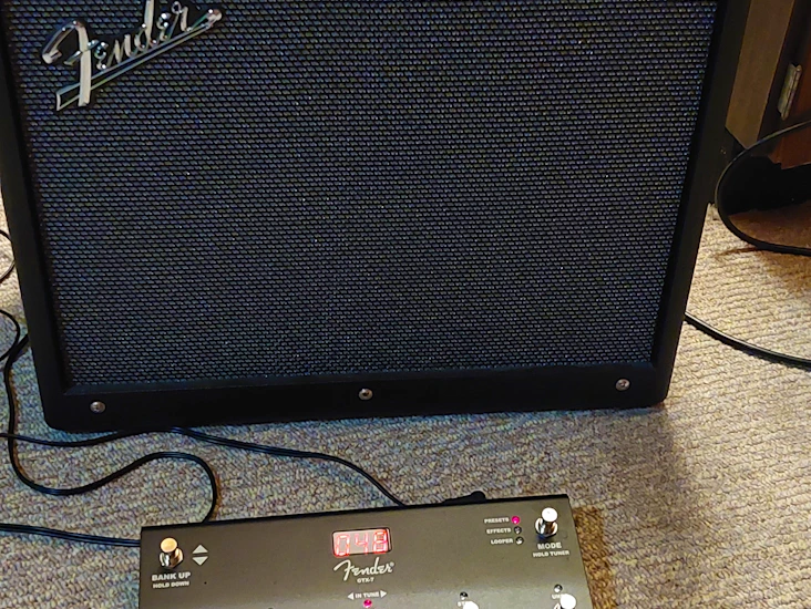 Fender gtx 50 amp with gtx-7 footswitch