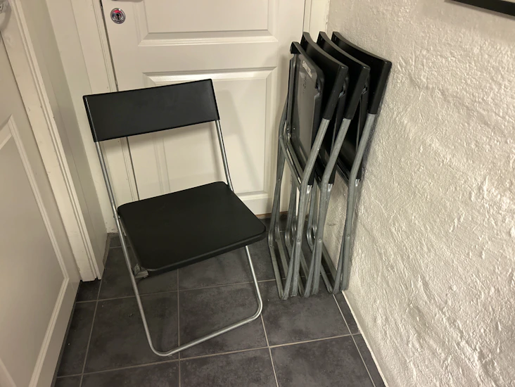 4 klappstolar