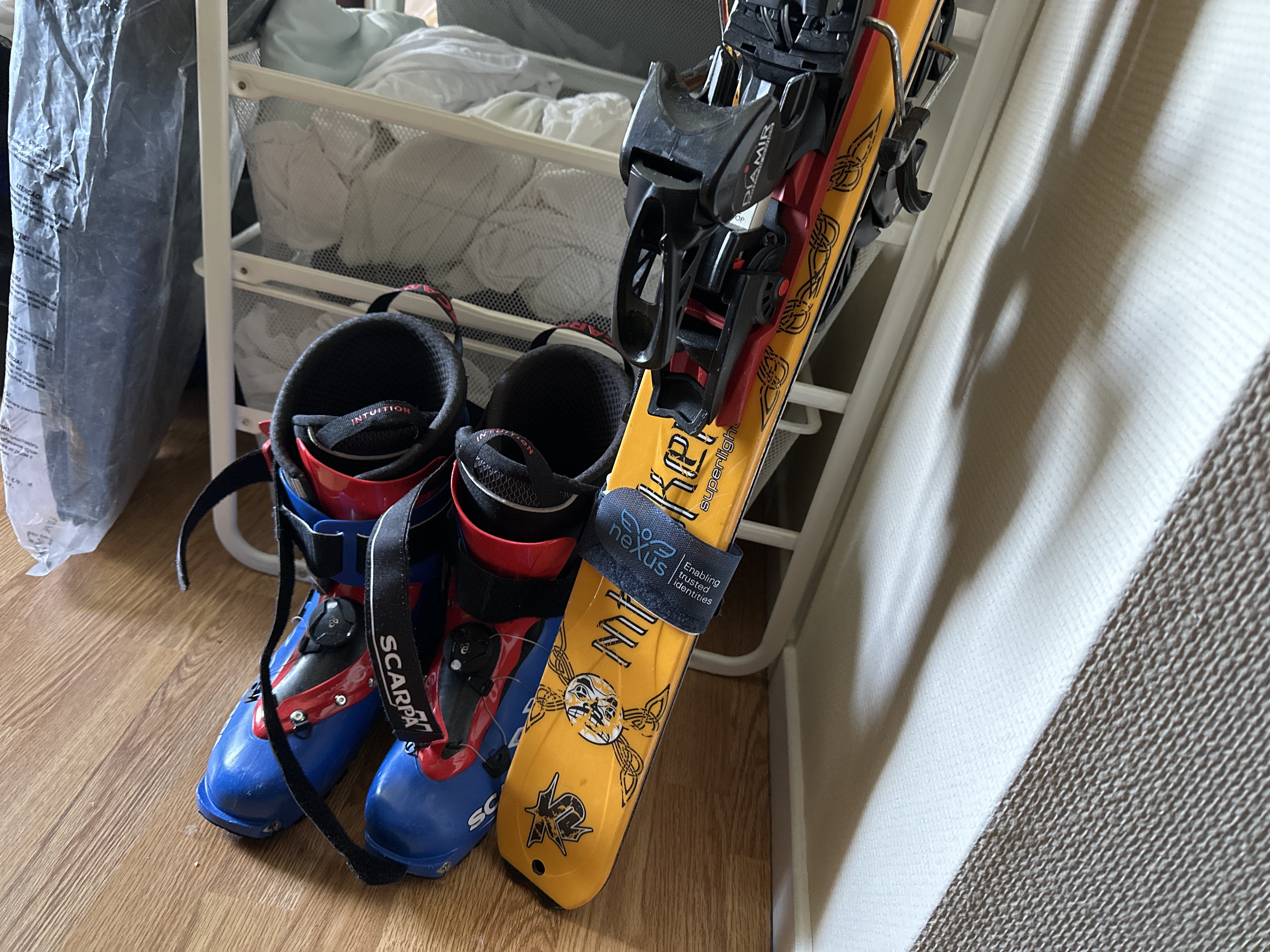 Randone ski med støvler
