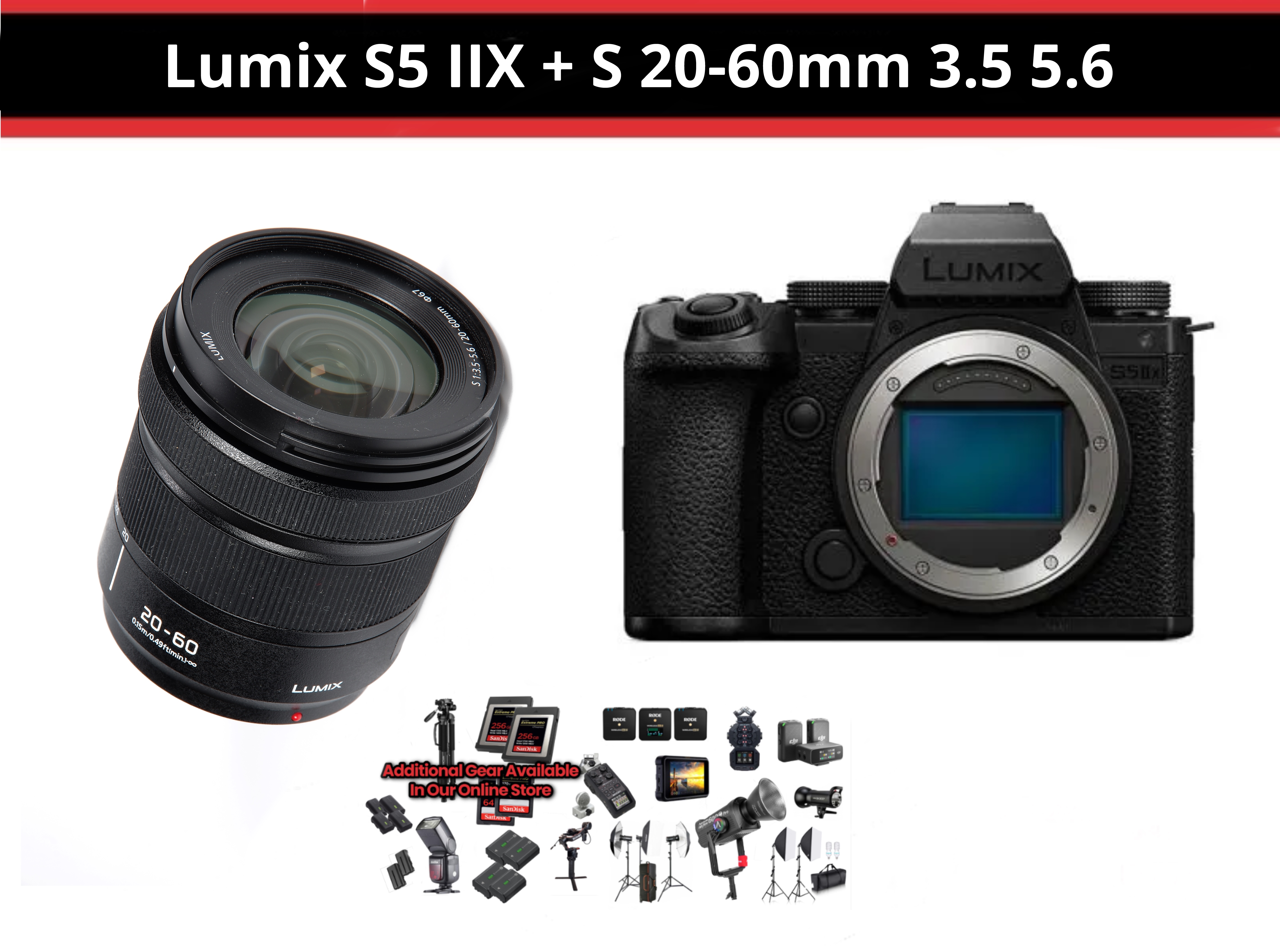 Lumix s5iix + 20–60mm f/3.5–5.6 ( s5 iix )