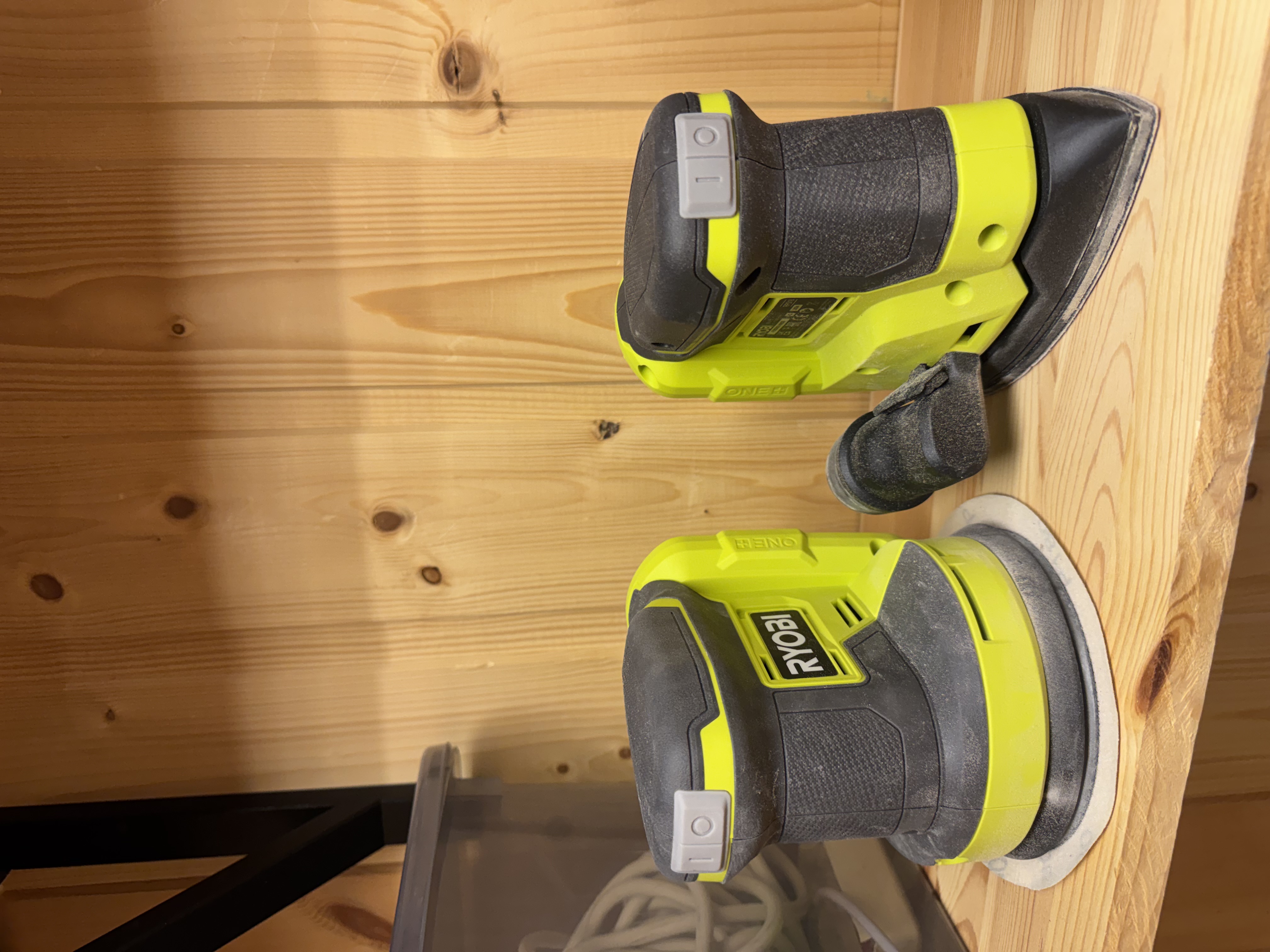 Ryobi slipe/pussemaskiner 