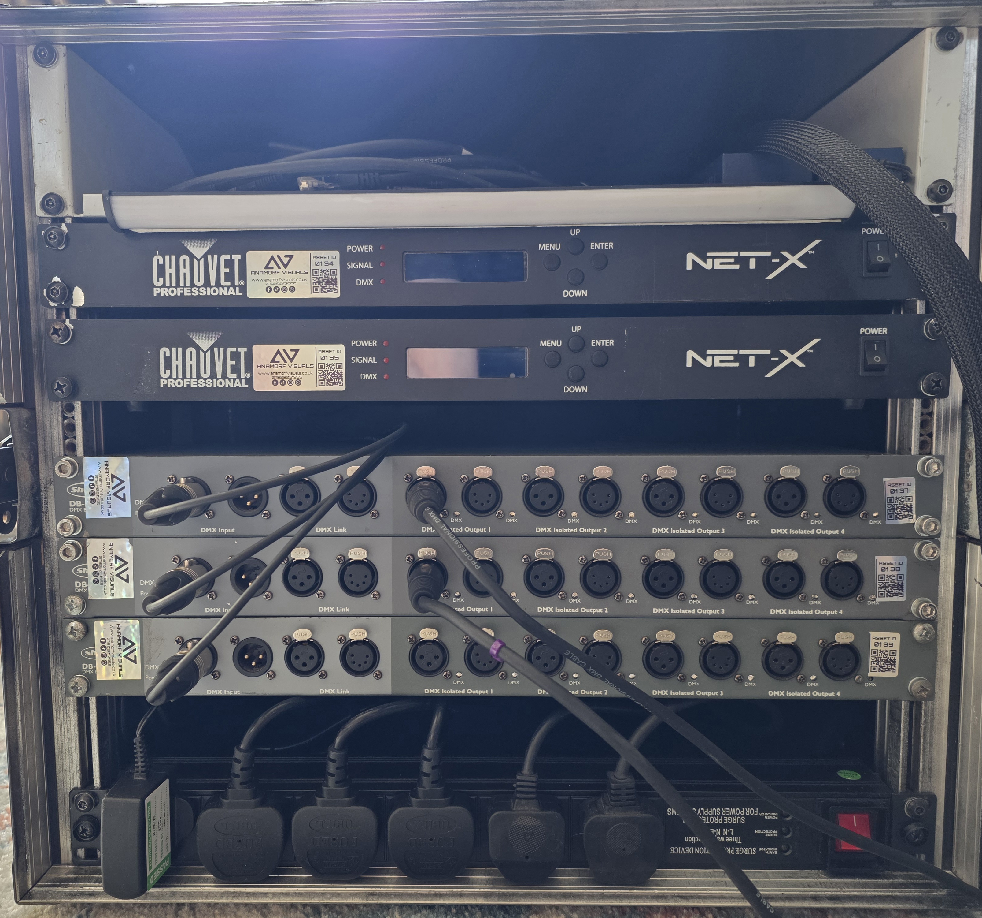 Artnet/ sacn/ dmx rack 