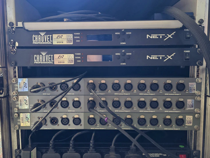 Artnet/ sacn/ dmx rack
