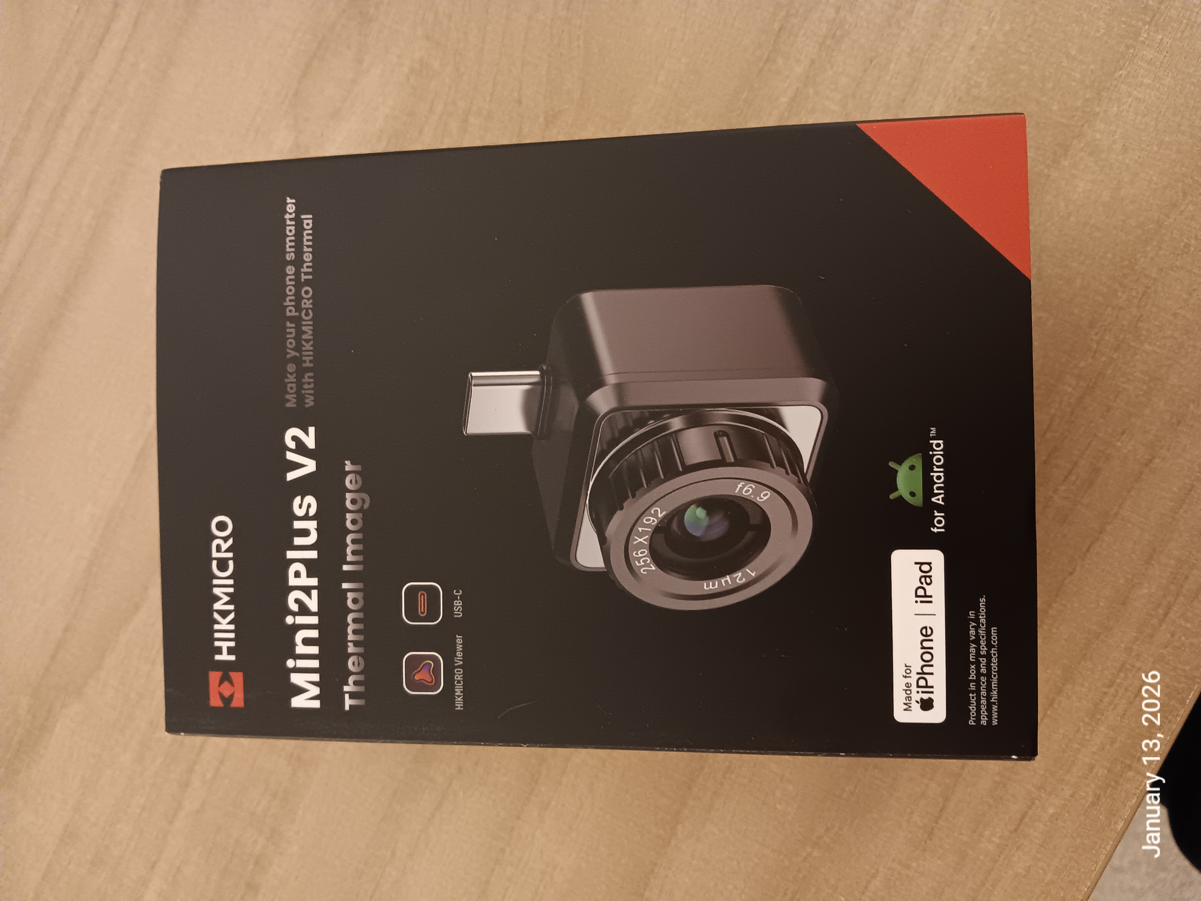 Thermal imaging camera hikmicro mini2plus v2