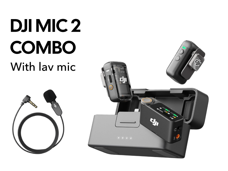 Dji mic 2 combo with lav mic
