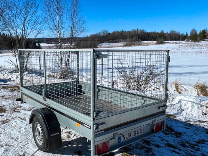 Obromsad gallerkärra