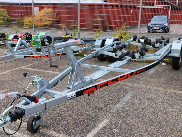 Båttrailer 1800 kg, uthyres