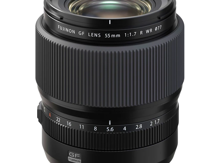 Fujifilm gf 55mm f/1.7 r wr lens