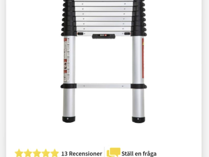 Teleskopstege 3 meter