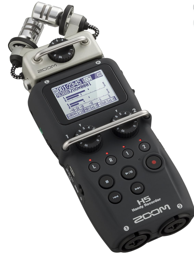 Zoom h5 – portable audio recorder