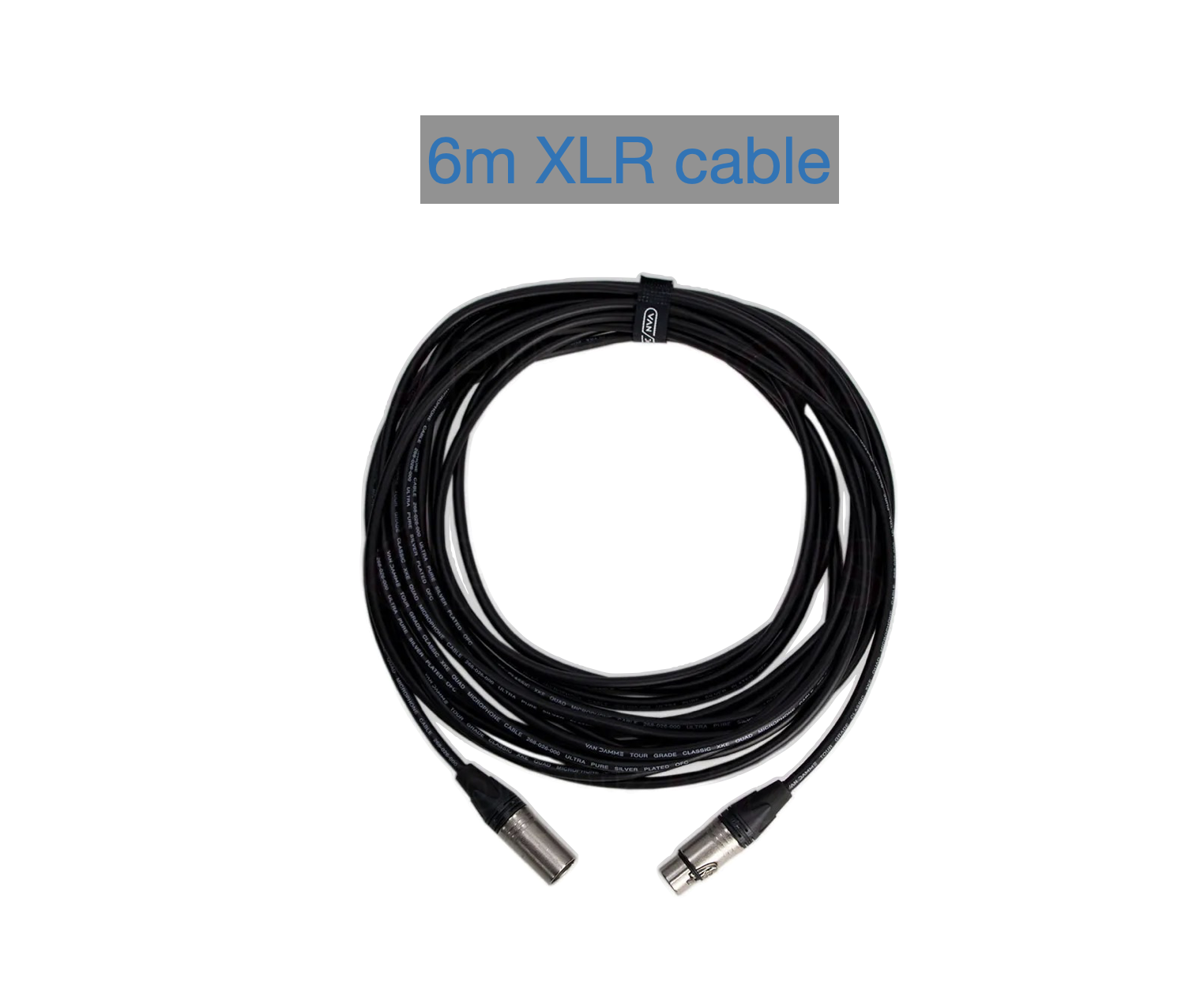 6m 6meters xlr cables for audio