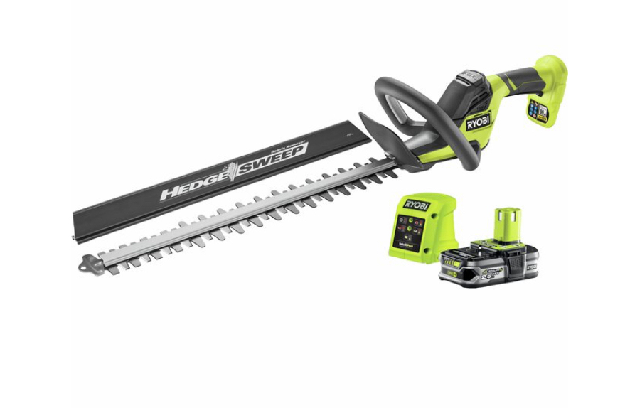 Kraftfull ryobi batteridriven häcksax 50cm 