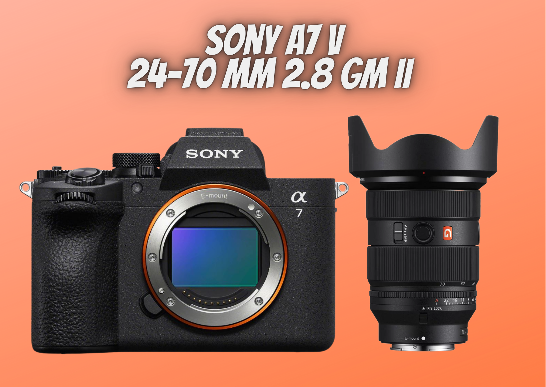 Sony a7 v a75  a7 5 + 24-70 mm 2.8 gm version ii 24 - 70 mm