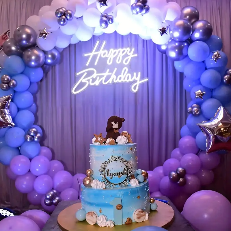 Led skylt / neon skylt happy birthday