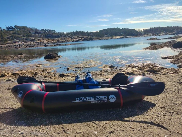 Ultralett packraft kun 2139 gram vd dovre 220