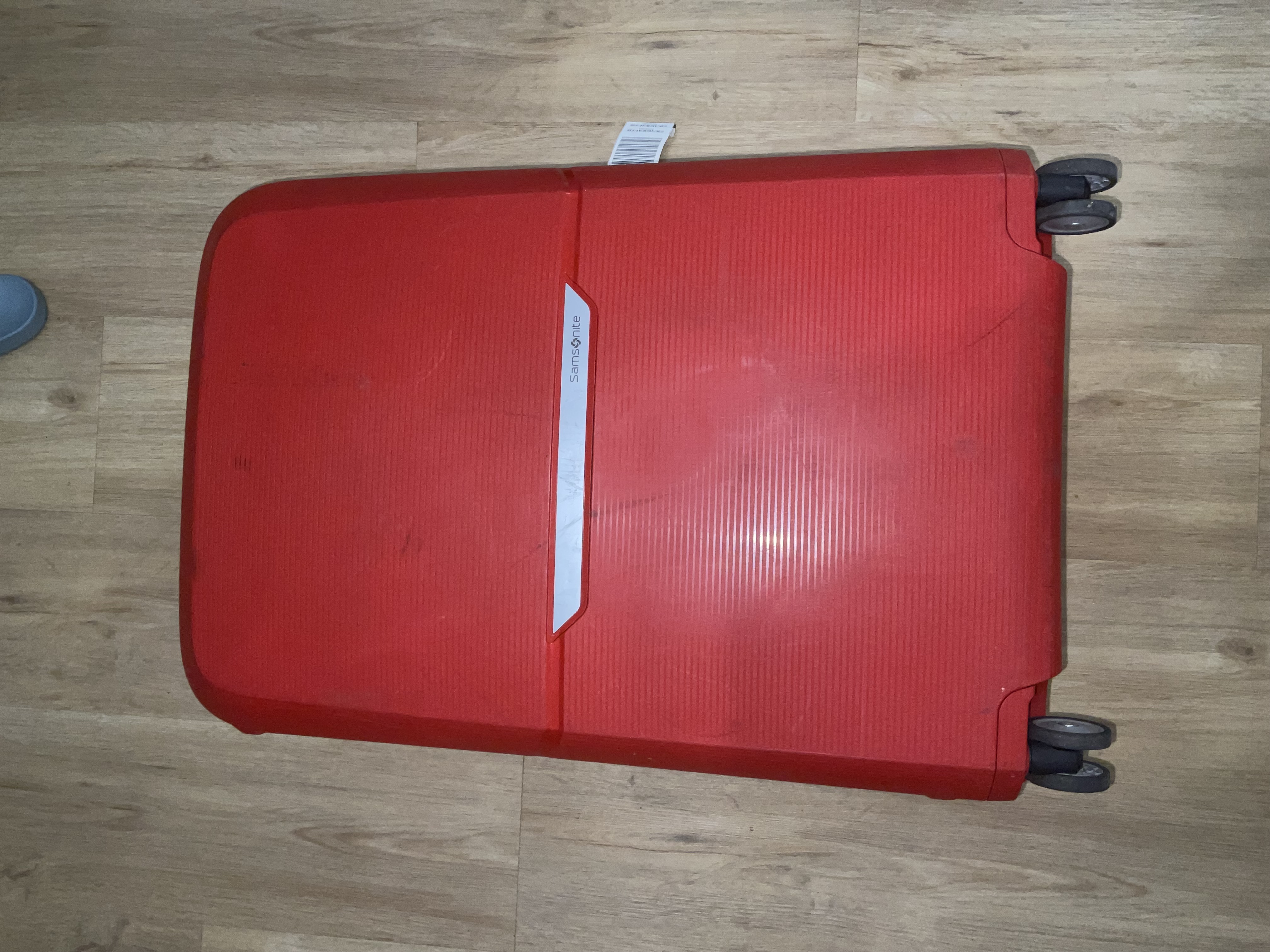 🧳 samsonite kova matkalaukku – 75 × 45 cm (punainen)