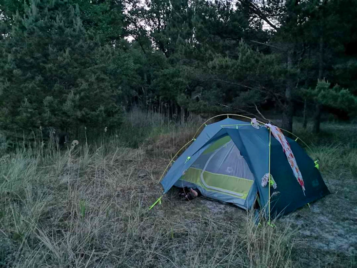Paket vandra i fjällen två personer.