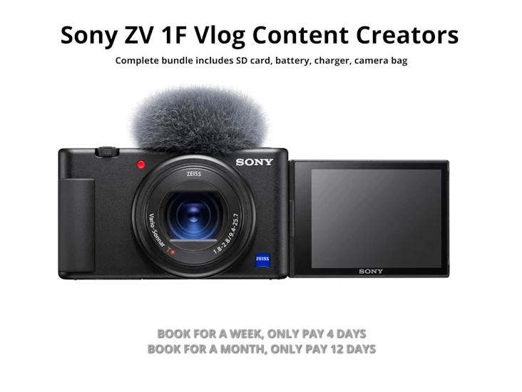 Sony zv 1f vlog camera