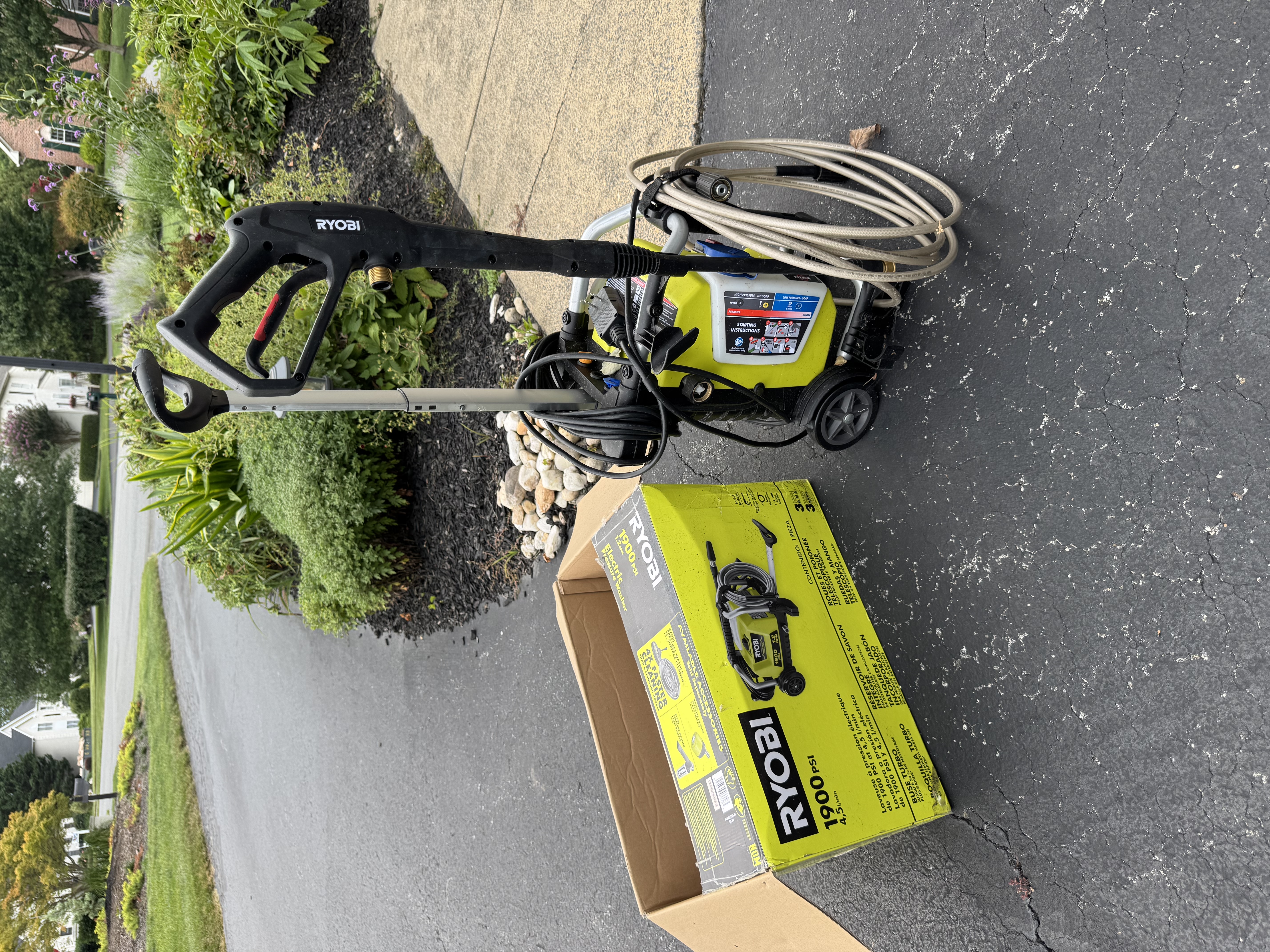 New power washer -electric