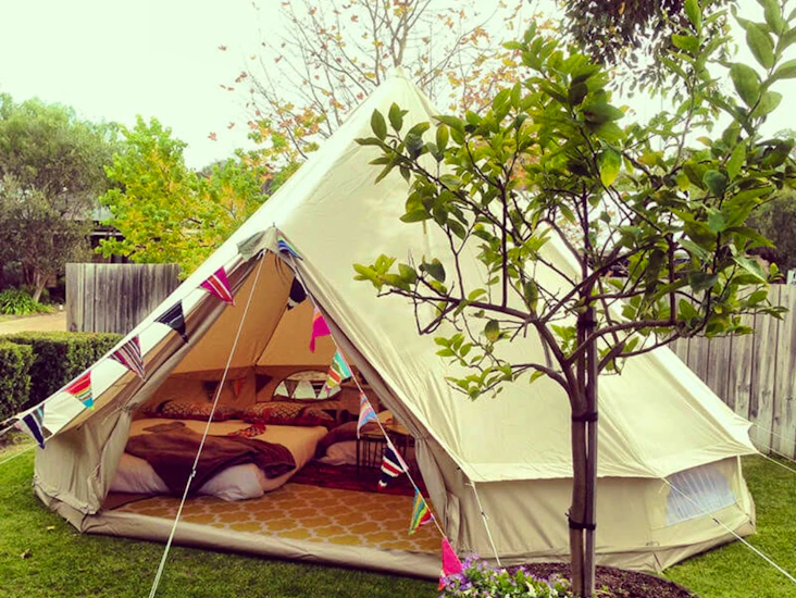 Nytt tipi tält (2-8 sovplatser)
