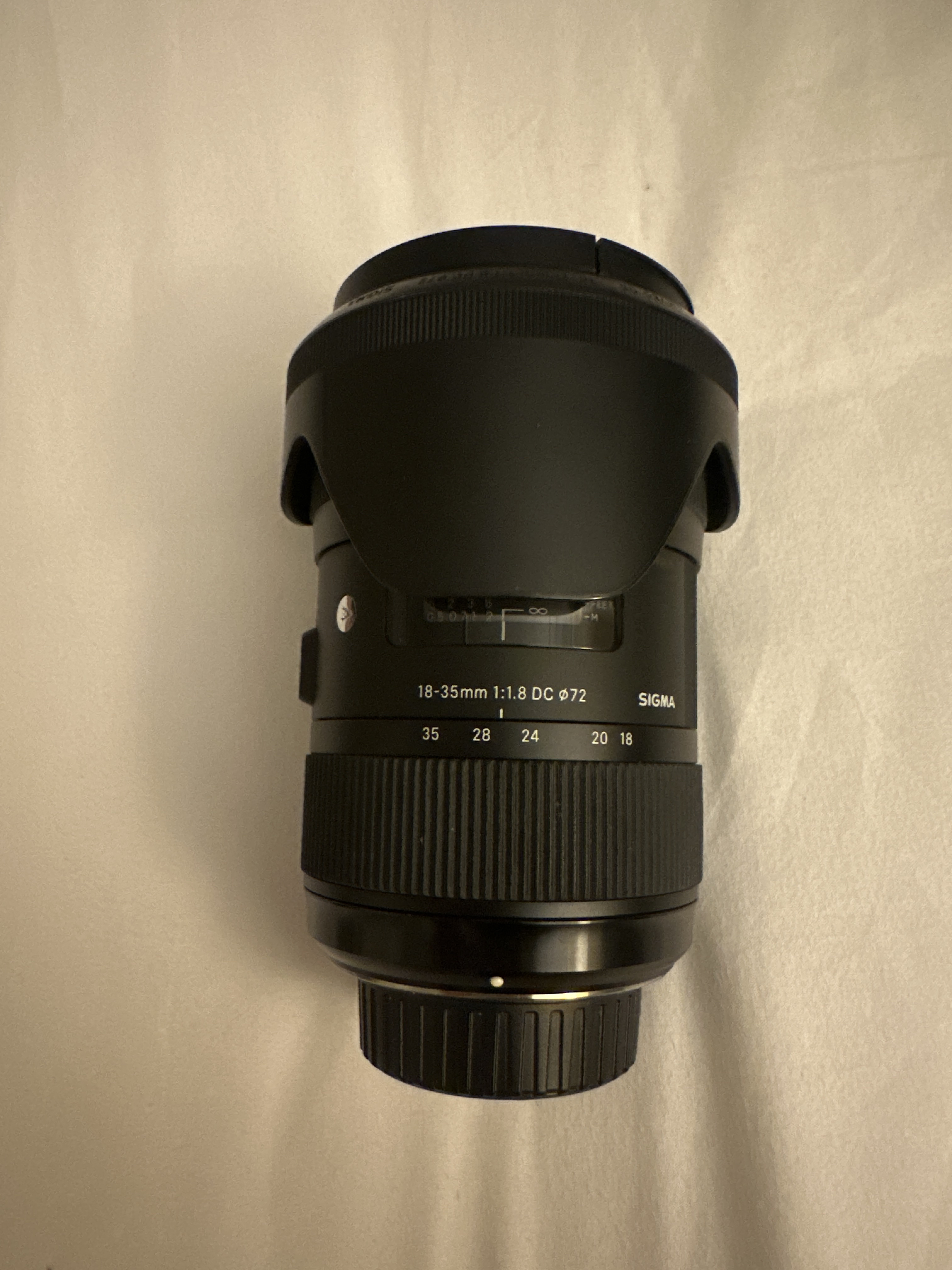 Sigma 18-35mm f1.8 art lens (nikon) 