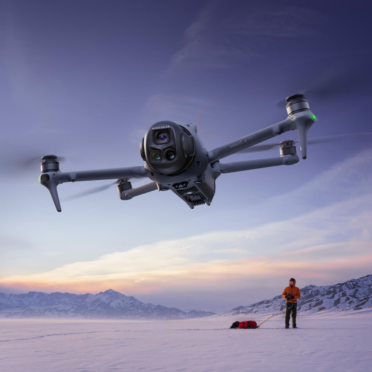 Dji mavic 4 pro - fly more (2 batteries, nd's, cards)