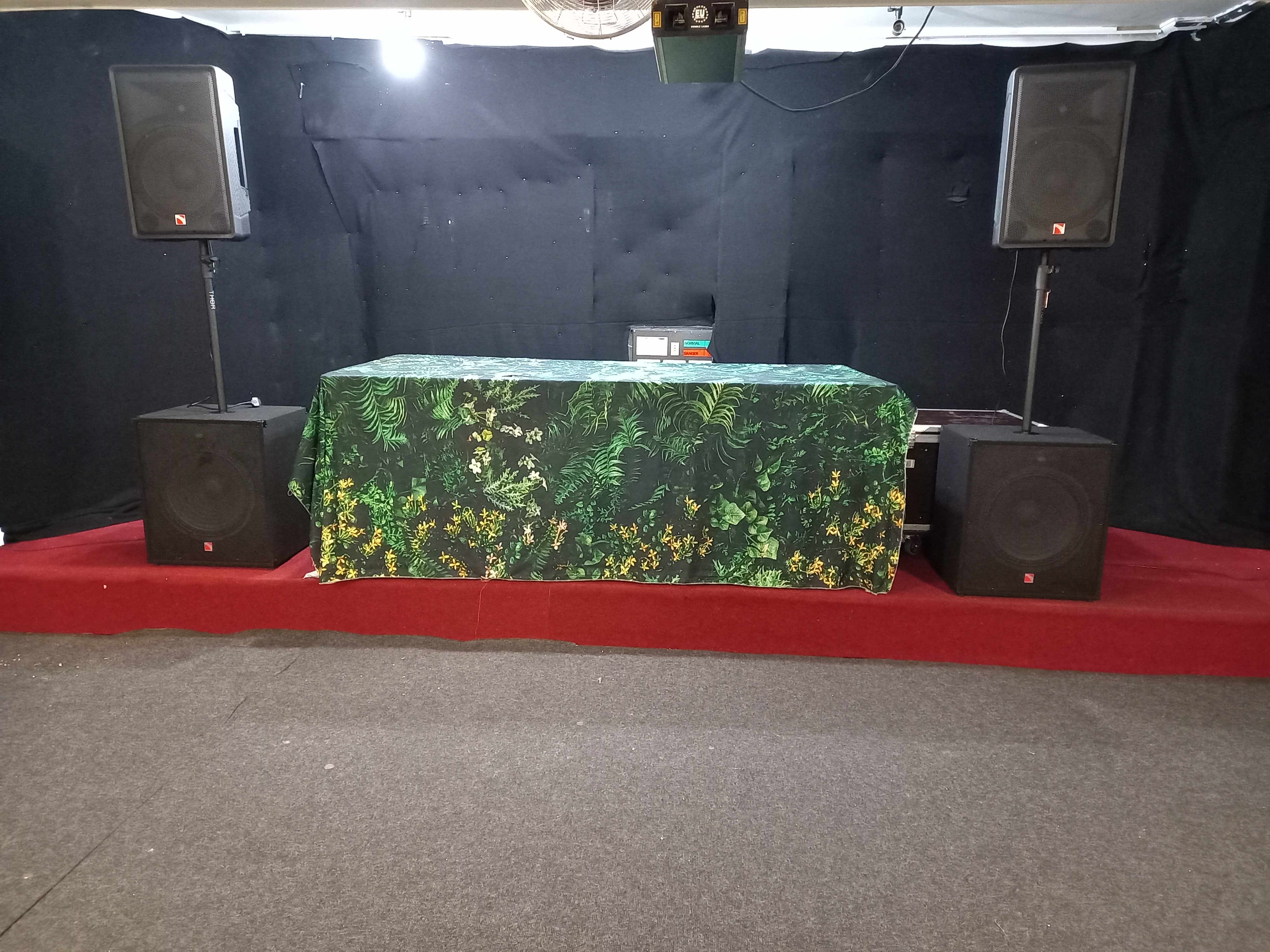 Intimidation pa system hire | flexible packages: solo, duo, or full stack