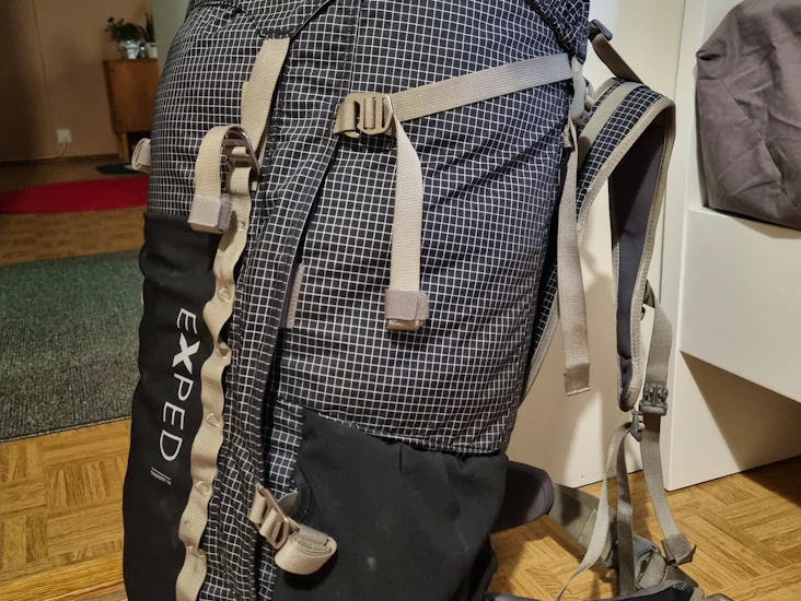 Exped thunder 70 kevyt vaellusrinkka