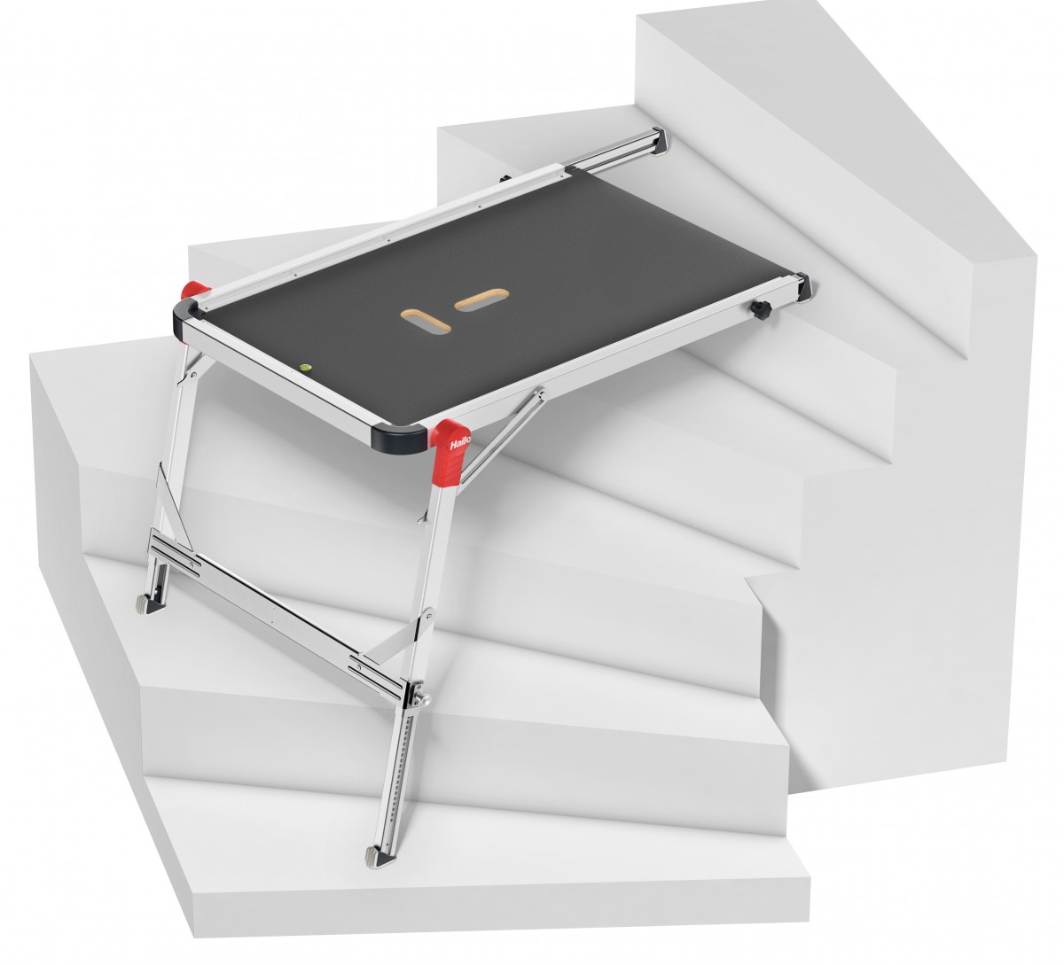 Trappeplattform eller arbeidsplattform til trappestige