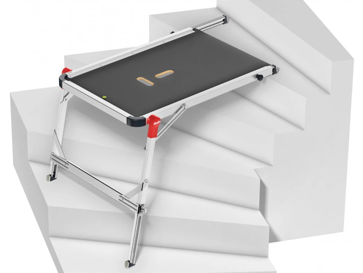 Trappeplattform eller arbeidsplattform til trappestige